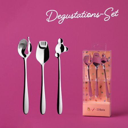 Degustation Besteckset 3-tlg. - Alpha