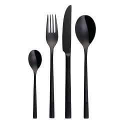 Besteckset 24 tlg. - Luxus schwarz