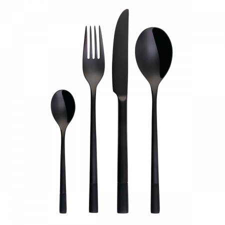 Besteckset 24 tlg. - Luxus schwarz