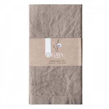 Stoffservietten 50 x 50 cm Schiefer, 2 Stk. - Gaya Ambiente