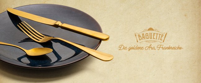 Das Baguette Besteck wird Sie in die „goldenen alten Zeiten“ zurückversetzen
