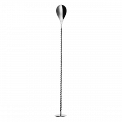 Barlöffel CNS matt 28 cm auf Hängekarton Basic Bar