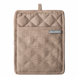 Topflappen 19 x 24 cm Bronze - Gaya Ambiente