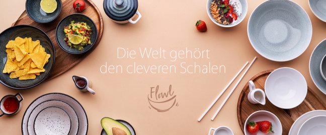 Moderne Neuheit – praktische Schalen Flowl