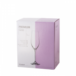 Gläser Champagner 210 ml 6-tlg. Set - Premium Glas Crystal