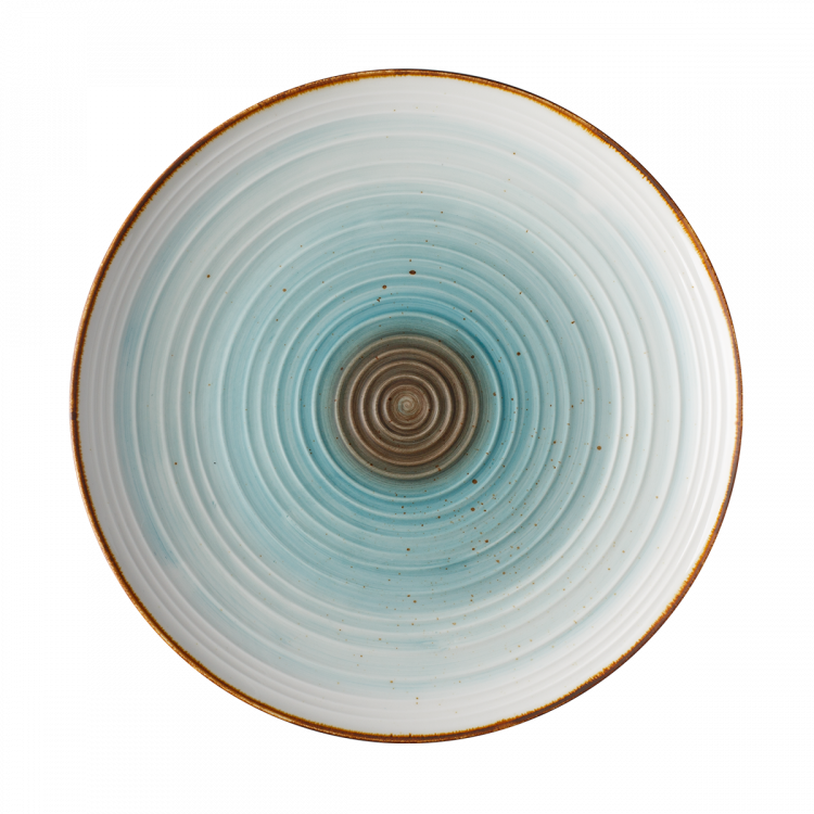 Teller flach Gaya Coupe Spiral Rustico 28 cm