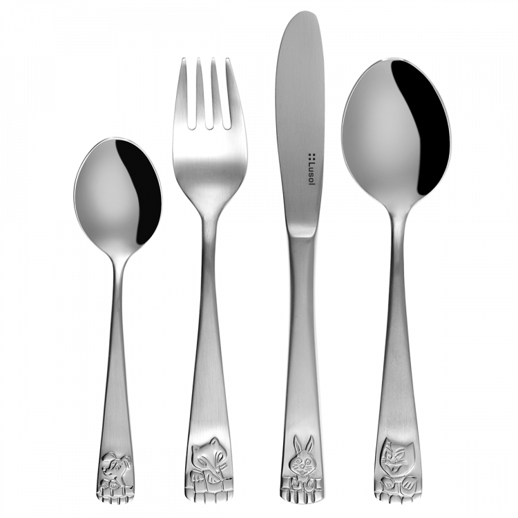 Kinderbesteck-Set 4 tlg. - Lusol 755