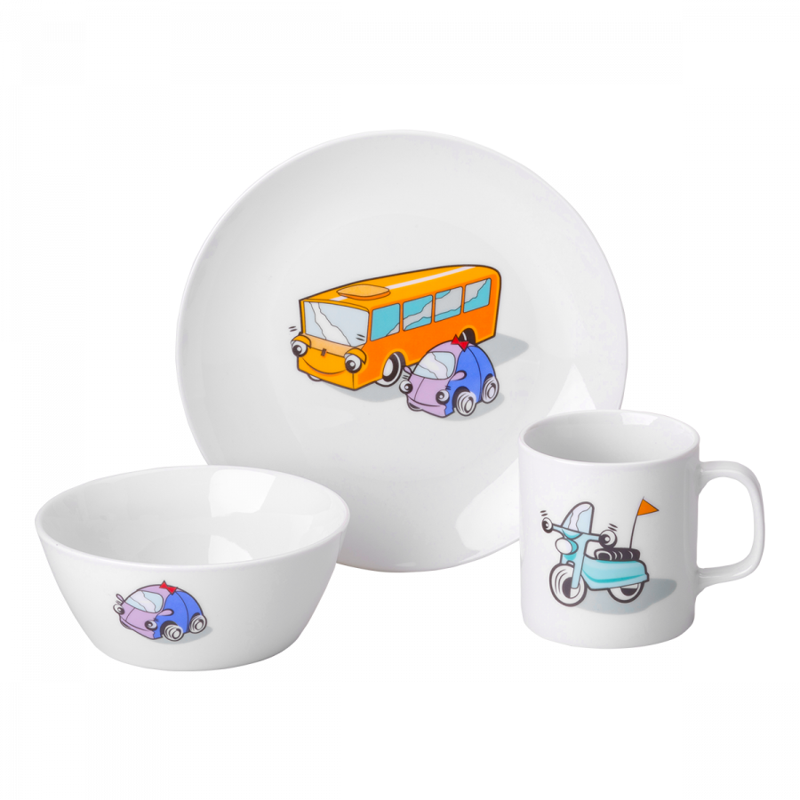 Cars Kinderporzellanset 3 Stk. - Kids world