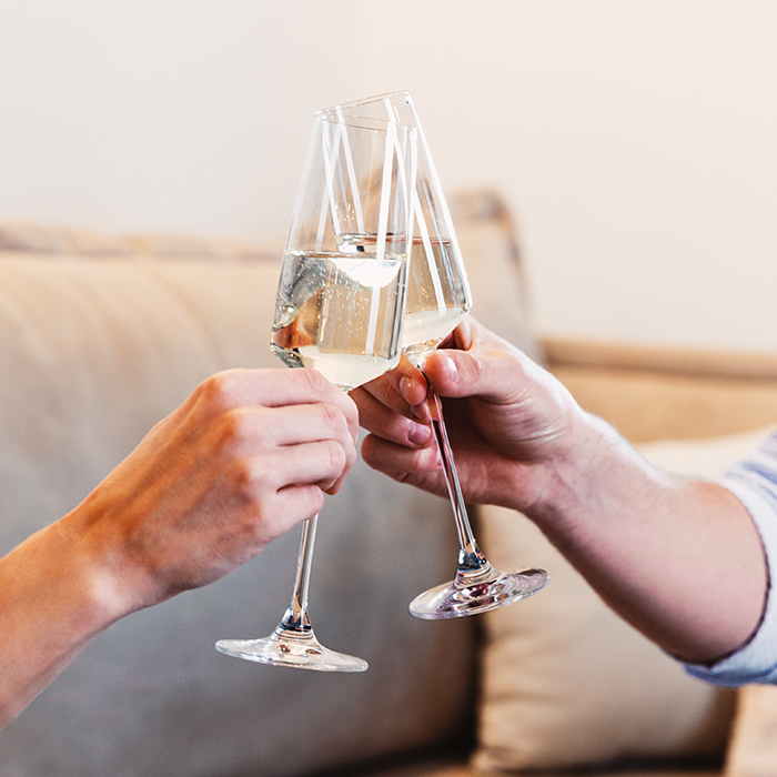 Für „prickelnden“ Genuss: Champagner- und Sektgläser