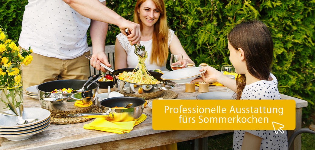 Professionelle Ausstattung fürs Sommerkochen