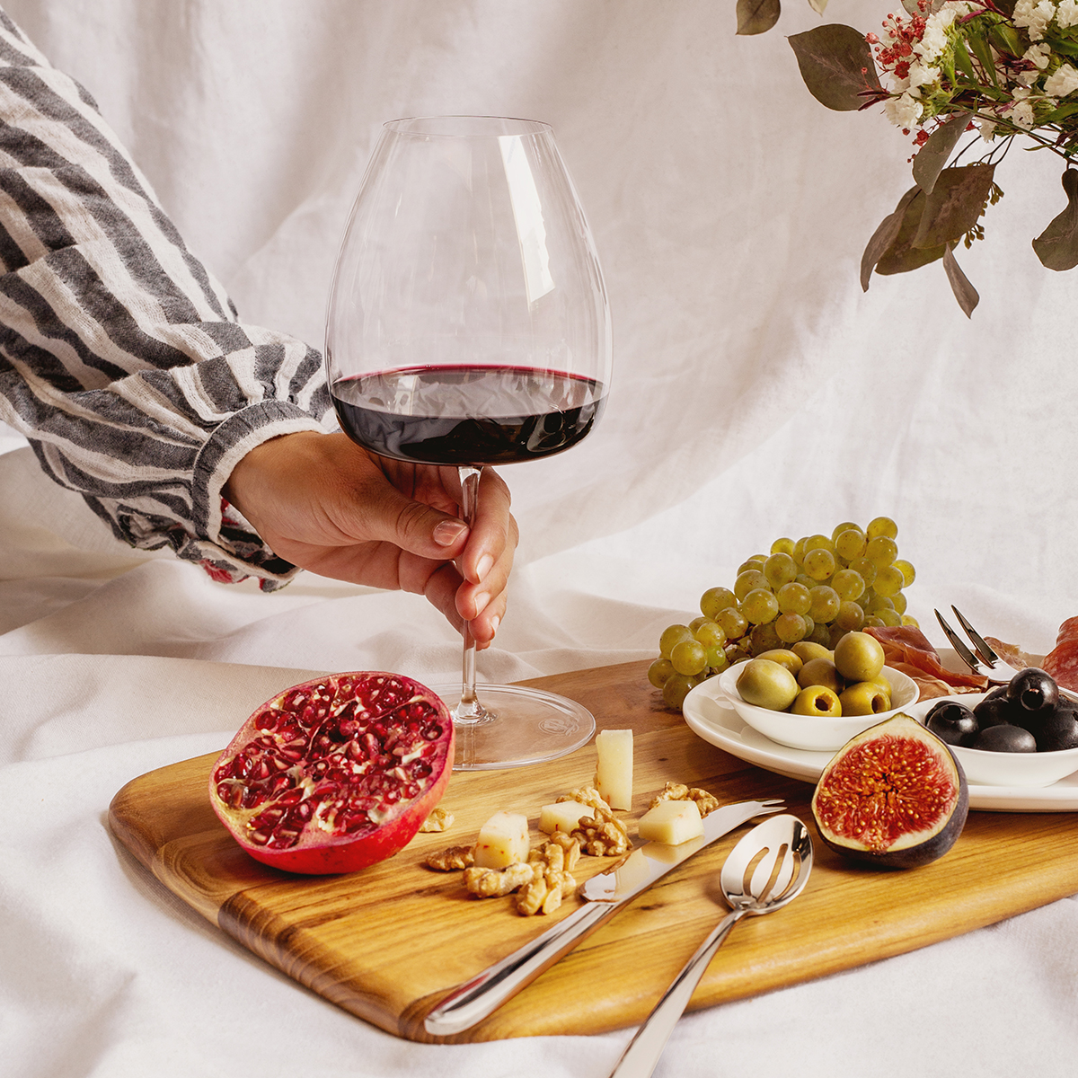 Je reifer der Wein, desto runder das Glas
